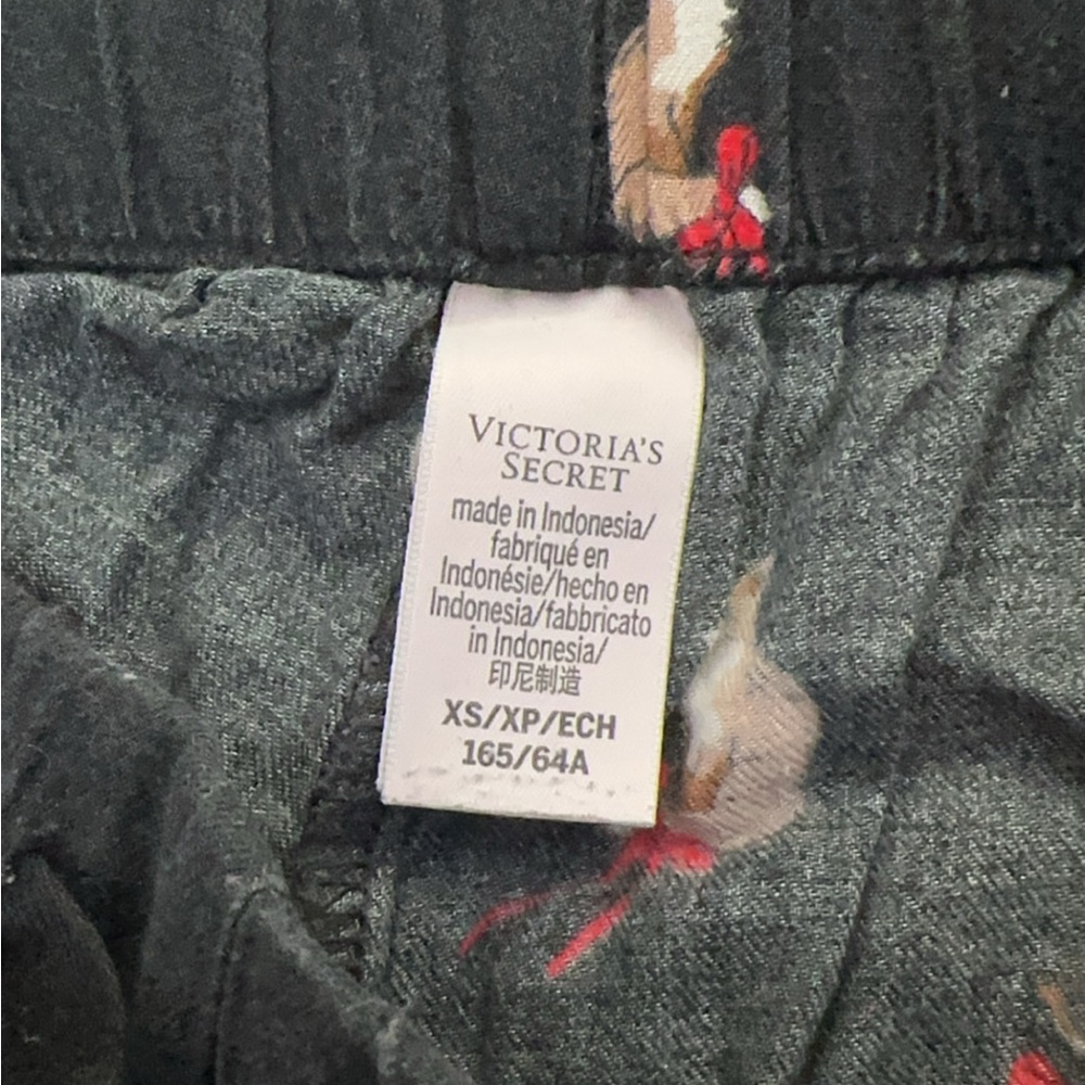 Black Pajama VICTORIA SECRET Pants with Animal Print - Picture 4 of 7